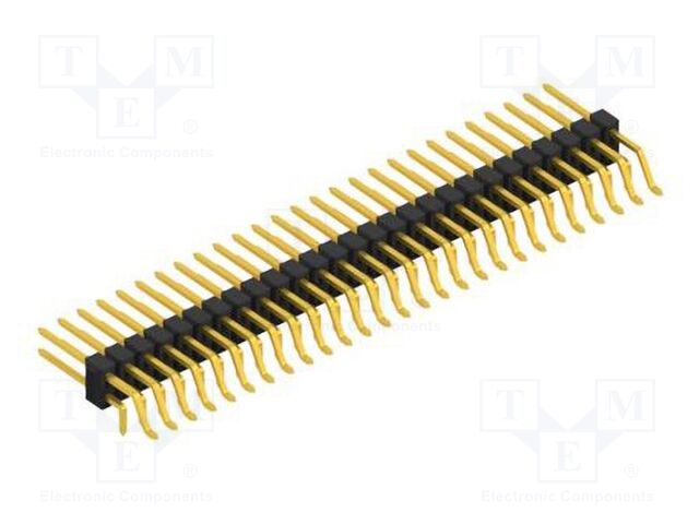Connector: pin strips; pin header; male; PIN: 54; 2.54mm; SMT,THT