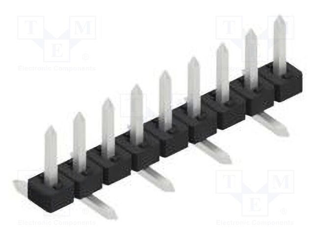Connector: pin strips; pin header; male; PIN: 9; 2mm; SMT; 1x9; 100V