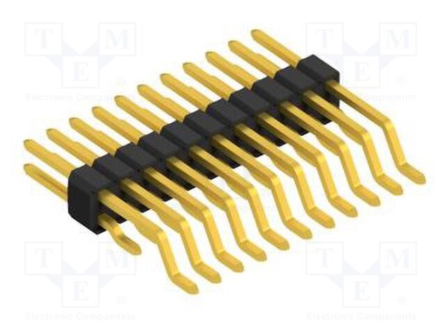 Connector: pin strips; pin header; male; PIN: 22; 1.27mm; SMT; 2x11