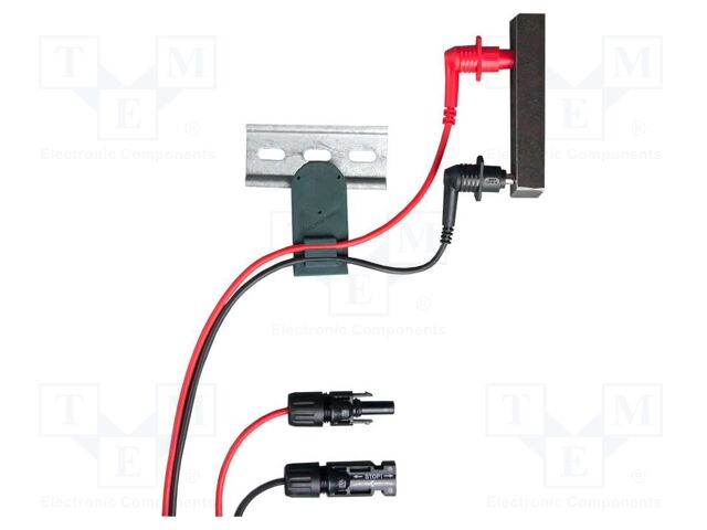 Test acces: test leads; Equipment: magnetic catch; photovoltaics