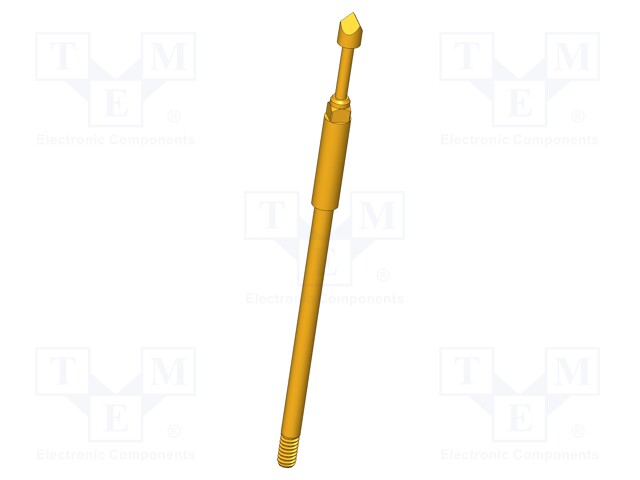Test needle; Operational spring compression: 4mm; 5A; Ø: 2mm; 1.5N