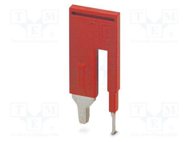 Bridge; L: 3mm; ways: 2; W: 16.1mm; H: 37.2mm; Body: red