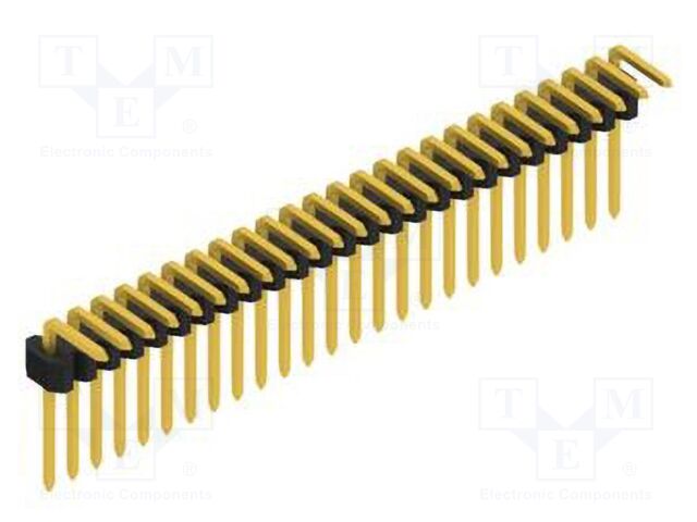 Connector: pin strips; pin header; male; PIN: 25; 1.27mm; THT; 1x25