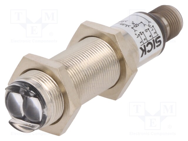 Sensor: photoelectric; Housing: M18