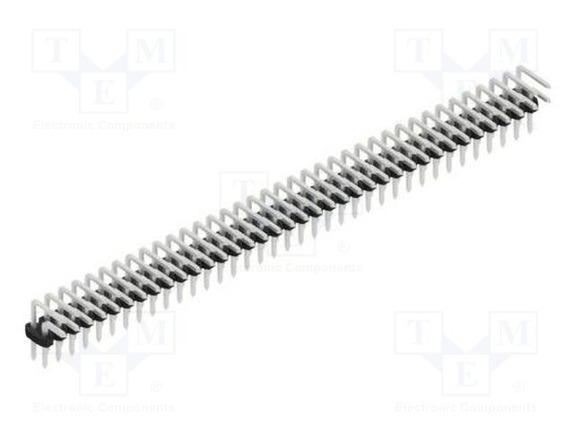 Connector: pin strips; pin header; male; PIN: 74; 2mm; THT; 2x37