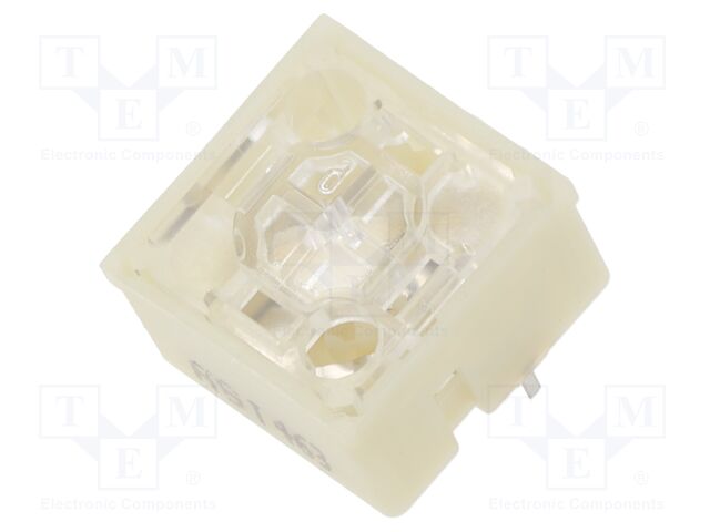Tactile Switch, RF 15 Series, Top Actuated, Through Hole, Square Button, 296 gf, 100mA at 35VDC