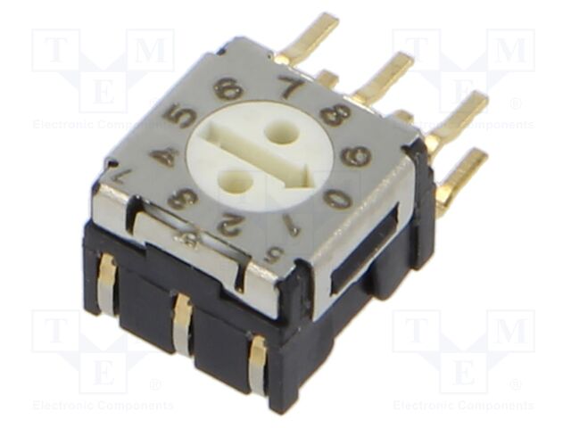 Encoding switch; DEC/BCD; Pos: 10; THT; Rcont max: 200mΩ; 5.1Ncm