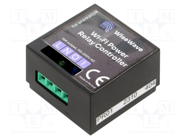 Single channel controller; WiseWave; flush mount; 110÷230VAC