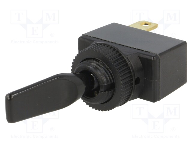 Switch: toggle; Pos: 2; SPST; OFF-ON; 10A/12VDC; Man.series: R13-18