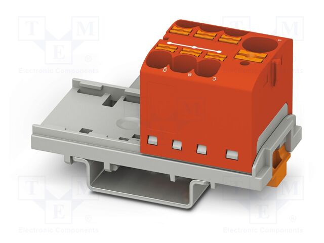 Splice terminal: rail; 32A; 800V; push-in; PA; 0.2÷6mm2; W: 28.6mm
