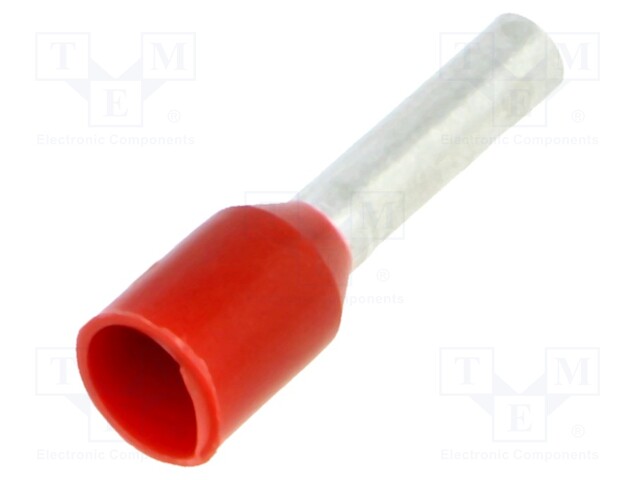 Bootlace ferrule; insulated; copper; Insulation: polypropylene