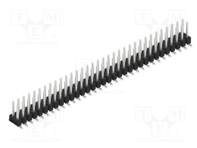 Connector: pin strips; pin header; male; PIN: 66; 2.54mm; SMT; 2x33