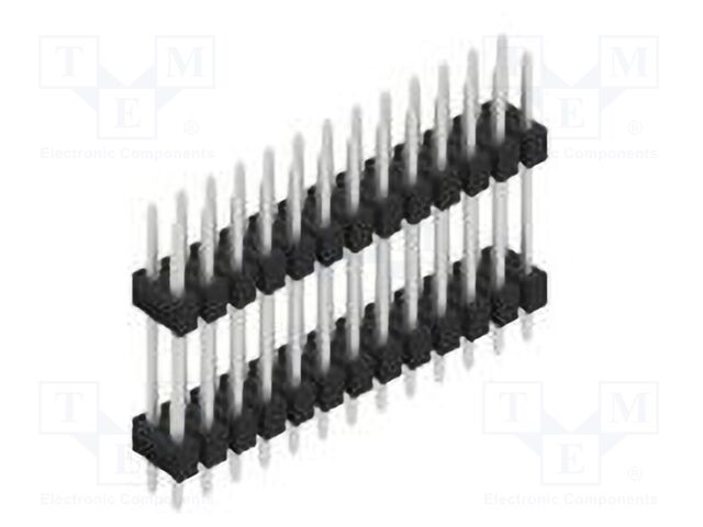 Connector: pin strips; pin header; male; PIN: 26; 2.54mm; THT; 2x13
