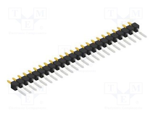 Connector: pin strips; pin header; male; PIN: 24; 2.54mm; SMT; 1x24