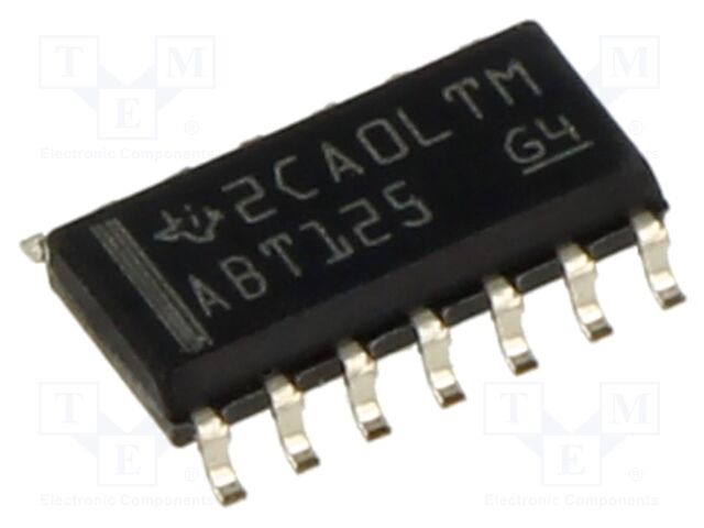 IC: digital; buffer,non-inverting,line driver; Ch: 4; IN: 4; CMOS
