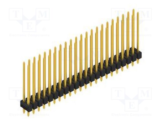 Connector: pin strips; pin header; male; PIN: 44; 2.54mm; THT; 2x22