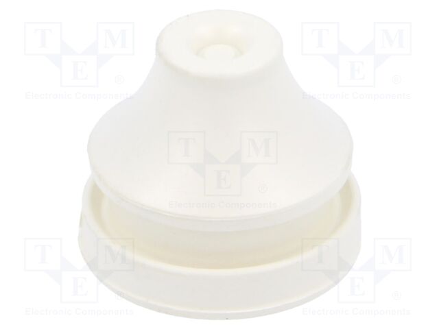 Grommet; EPDM; grey; Panel thick: 3÷5mm; Øcable: 5÷9mm; Size: M16