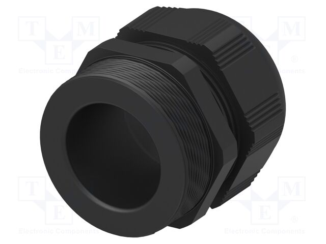 Cable gland; without nut; M63; 1.5; IP68; Mat: polyamide; black