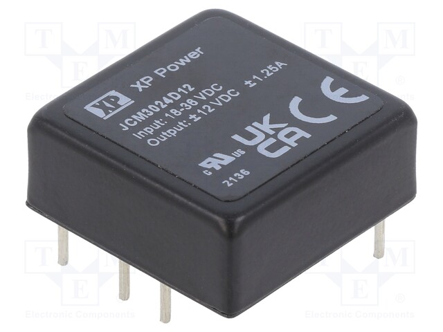 Converter: DC/DC; Mounting: THT; OUT: 2