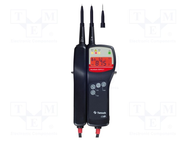 Tester: electrical; LCD; VAC: 12÷1000V; VDC: 12÷1500V; 10mΩ÷1MΩ