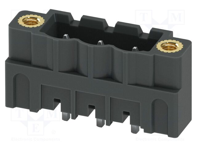 PCB headers, nominal cross section: 2.5 mm?, color: black, n