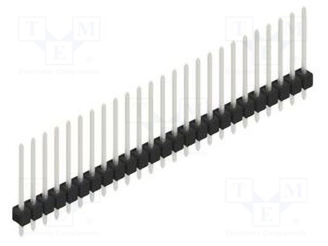 Connector: pin strips; pin header; male; PIN: 25; 2.54mm; THT; 1x25