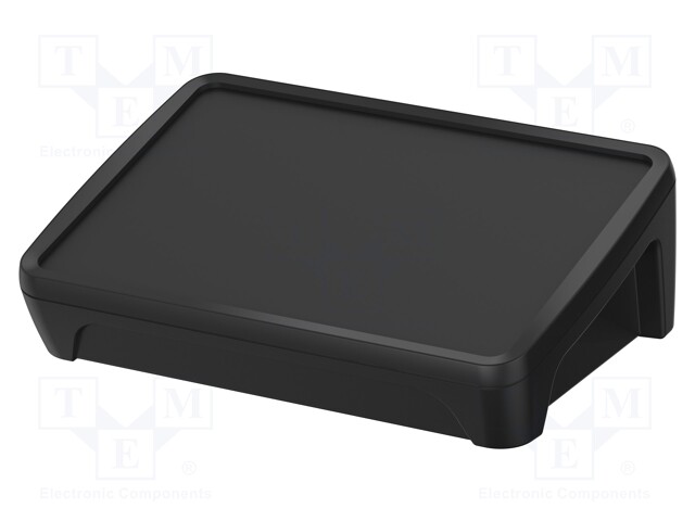 Enclosure: desktop; BoPad; X: 215mm; Y: 150mm; Z: 75.7mm; ABS; black