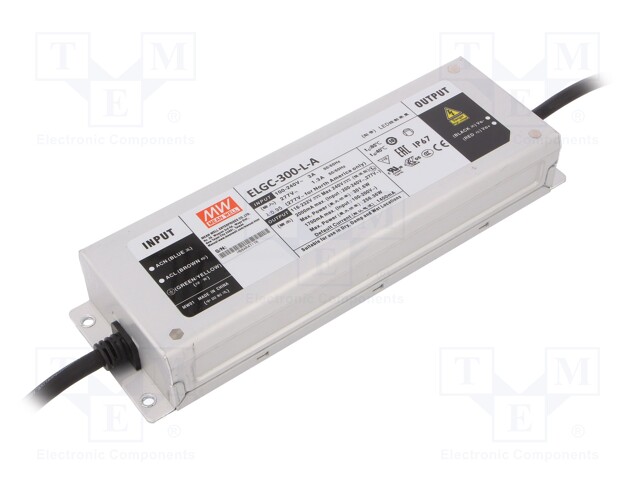 Power supply: switched-mode; LED; 300W; 116÷232VDC; 650÷2000mA