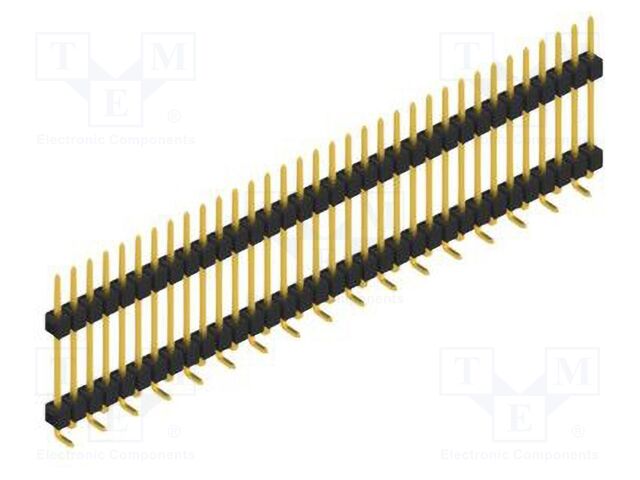 Connector: pin strips; pin header; male; PIN: 34; 2.54mm; SMT; 1x34