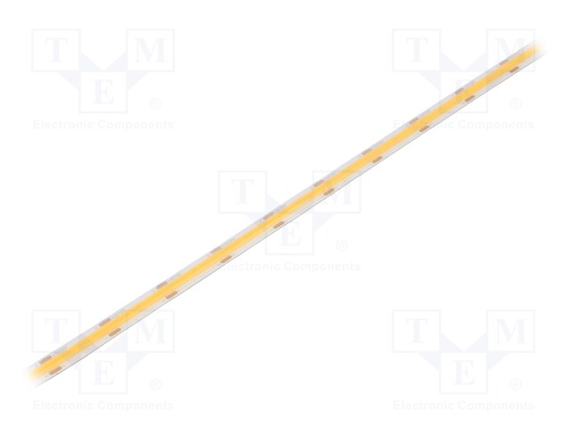 COB LED tape; white warm; 12V; LED/m: 320; 8mm; IP20; 8W/m; bendable