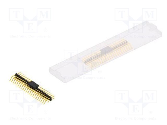 Connector: pin strips; pin header; male; PIN: 44; 2mm; SMT; 2x22