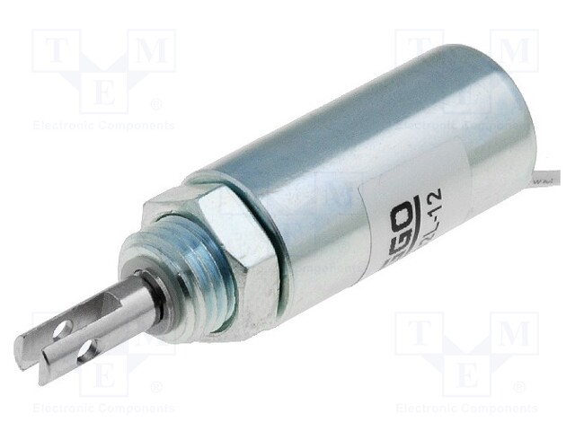 Electromagnet: pull; Usup: 12VDC; Power: 5.5W; Force: 800g; 6mm