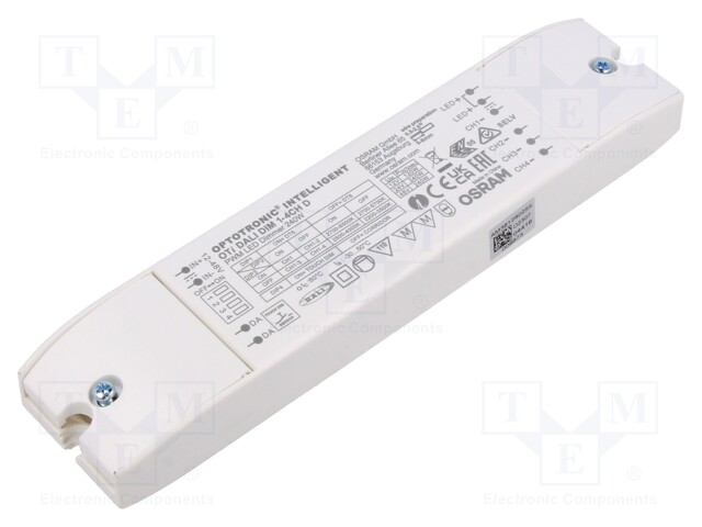 Dimmer; LED; 240W; 12÷48VDC; 12÷48VDC; IP20; 181x42x20mm; -20÷50°C