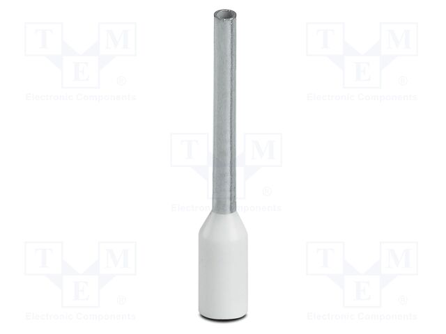 Tip: bootlace ferrule; insulated; copper; 0.5mm2; Bit len: 12mm