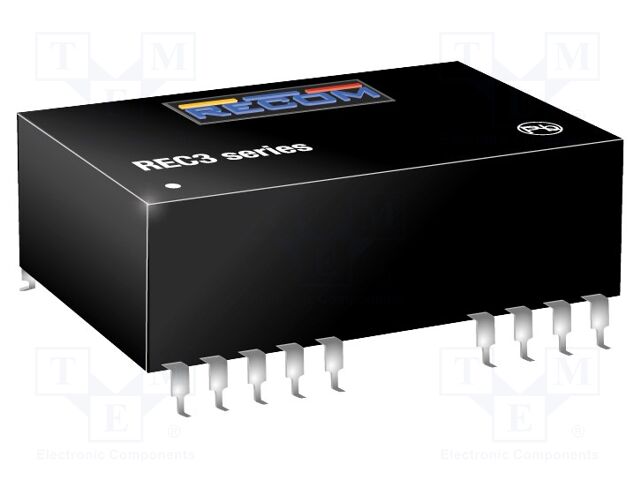 Converter: DC/DC; 3W; Uin: 18÷36V; Uout: 15VDC; Uout2: -15VDC; DIP24