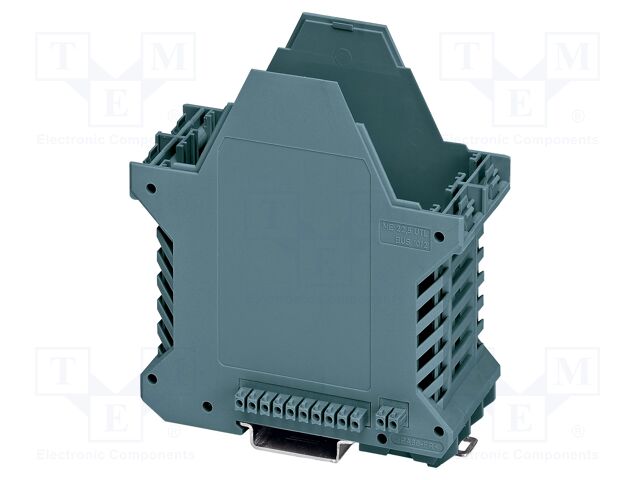 Enclosure base; with FE contact,with terminals; grey; UL94V-0