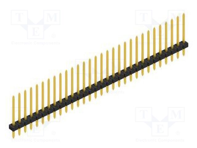 Connector: pin strips; pin header; male; PIN: 30; 2mm; THT; 1x30