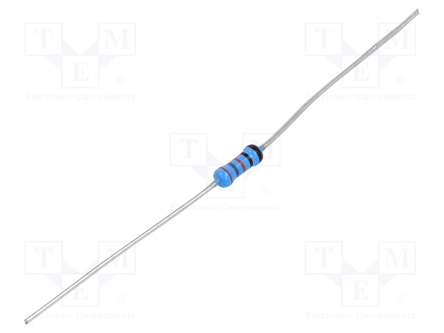 Resistor: thin film; THT; 3.83kΩ; 600mW; ±5%; Ø2.5x6.5mm; 50ppm/°C