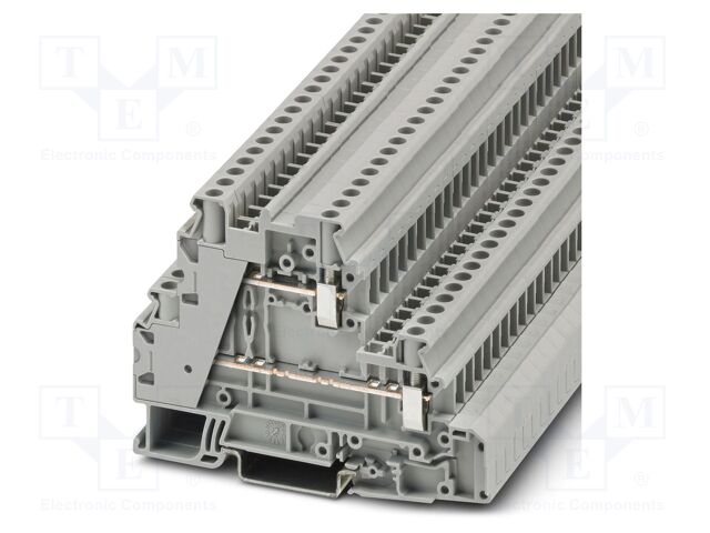 Splice terminal: rail; UT; PA; L: 60.1mm; terminals: 2; W: 6.2mm