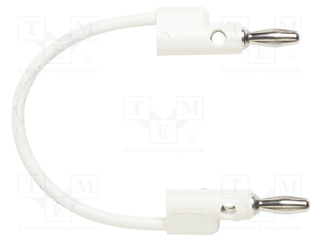 Test lead; 60VDC; 30VAC; 15A; Len: 0.102m; white; Series: B