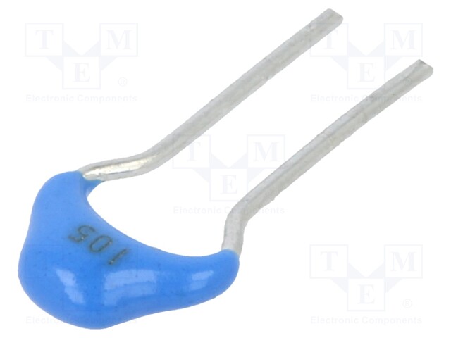 Multilayer Ceramic Capacitor, 1 µF, 50 V, FG Series, ± 10%, Radial Leaded, X5R