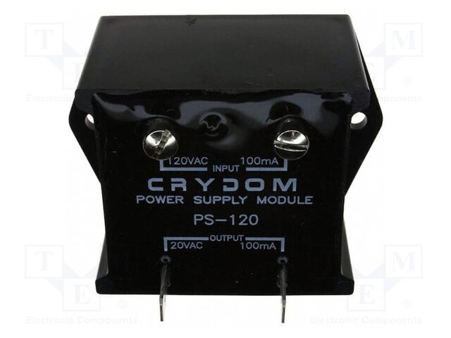 Relays accessories: power supply; on panel; -30÷80°C; Uout: 20VAC