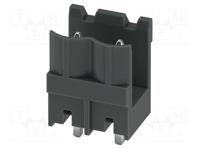 PCB headers, nominal cross section: 2.5 mm?, color: black, n
