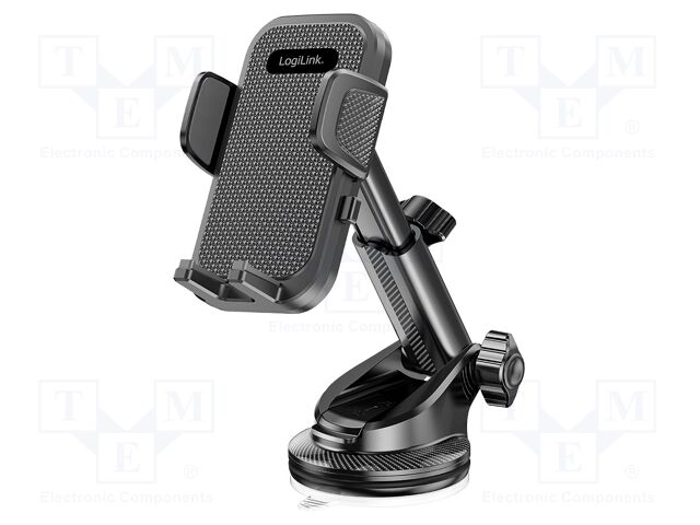 Car holder; black; for dashboard,for windscreen; 52x92mm