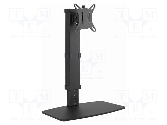 Stand; 8kg; 17÷32"; black; Standard: 75x75mm,100x100mm; monitor x1