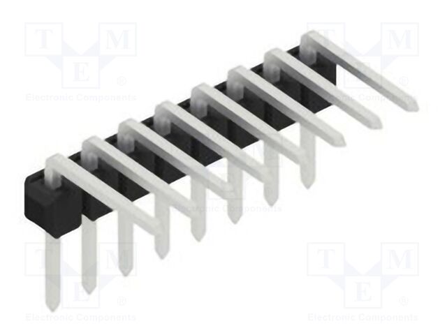 Connector: pin strips; pin header; male; PIN: 8; 2.54mm; THT; 1x8