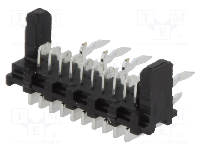 Socket; wire-board; male; PIN: 10; 1.27mm; THT; PicoFlex; 1.2A; 250V
