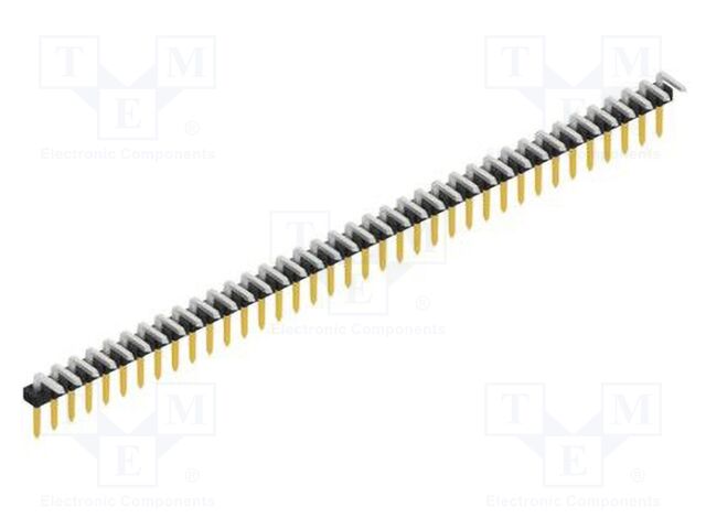 Connector: pin strips; pin header; male; PIN: 37; 2mm; THT; 1x37
