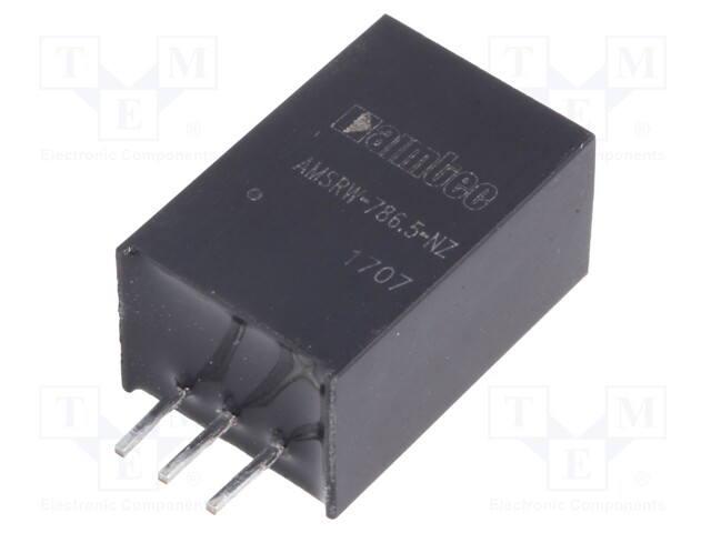 Converter: DC/DC; 3.25W; Uin: 9÷72V; Uout: 6.5VDC; Iout: 500mA; SIP3
