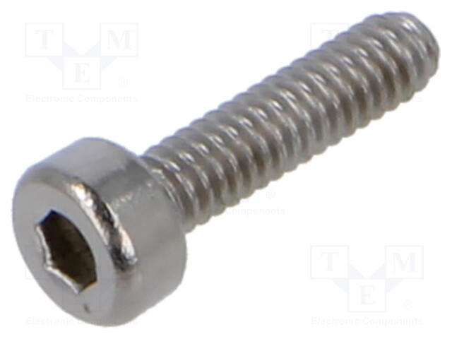Screw; M2x8; 0.4; Head: cheese head; hex key; HEX 1,5mm; DIN 912